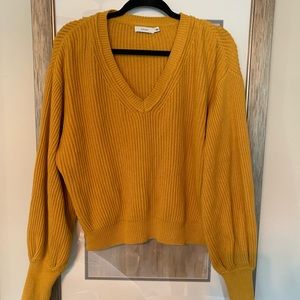 Mustard yellow sweater